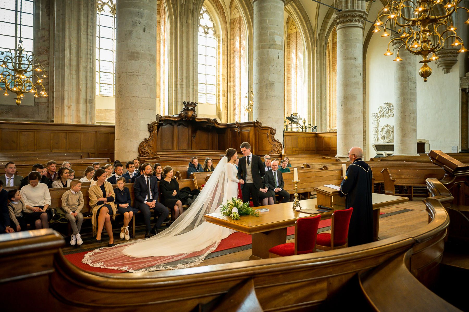 Jan van de Maat Bruidsfotografie Trouwfotografie Grote Kerk Dordrecht